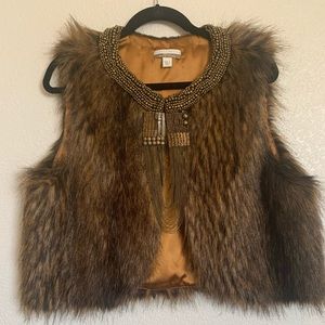 Andrea Behar/Boston Proper faux vest!